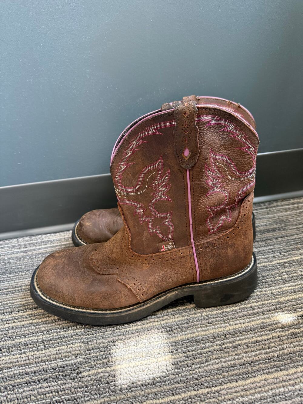 Justine Boots Women's Size 10.5 B Gemma Gypsy Cowgirl Soft Toe Boot